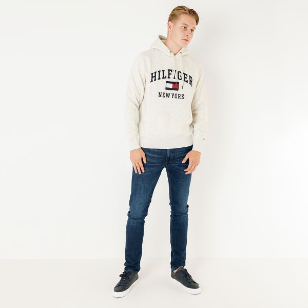 Tommy Hilfiger Modern Varsity Hoodie Off White