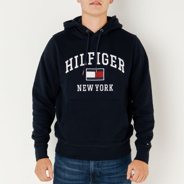 Tommy Hilfiger Modern Varsity Hoodie Zwart