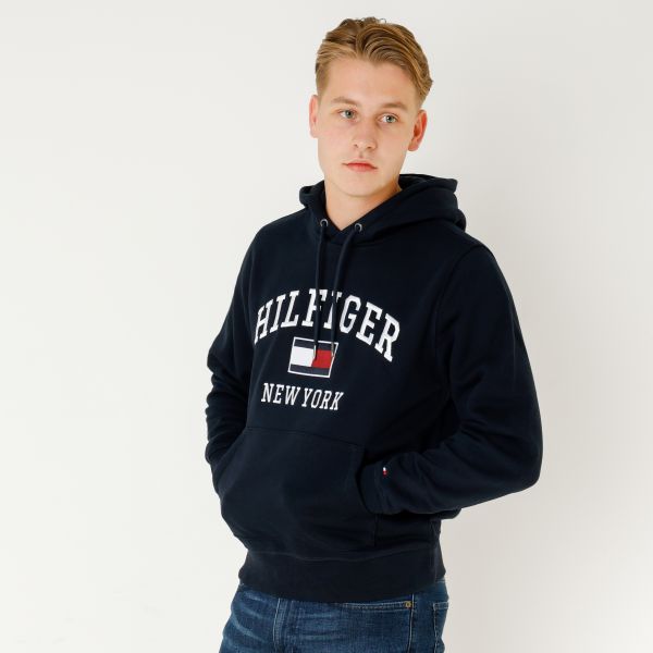 Tommy Hilfiger Modern Varsity Hoodie Zwart