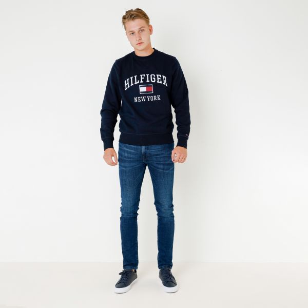 Tommy Hilfiger Modern Varsity Sweater Navy