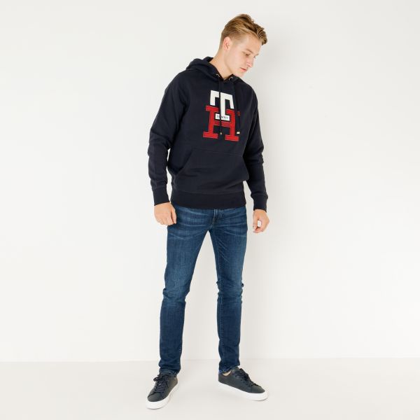 Tommy Hilfiger Monogram Hoodie Navy