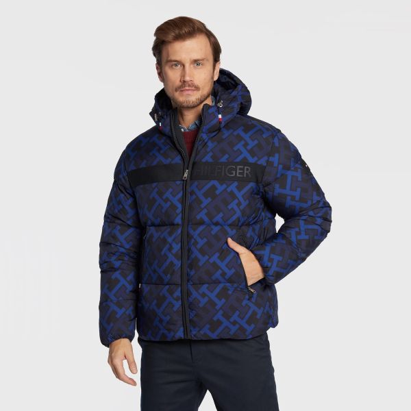 Tommy Hilfiger Monogram Puffer Blauw