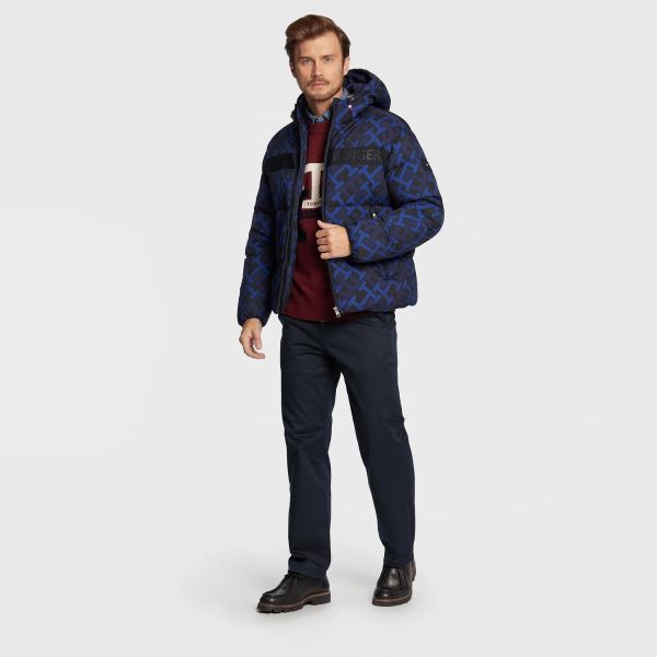 Tommy Hilfiger Monogram Puffer Blauw
