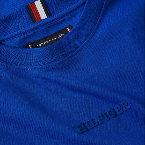 Tommy Hilfiger Monotype Logo T-shirt Blauw