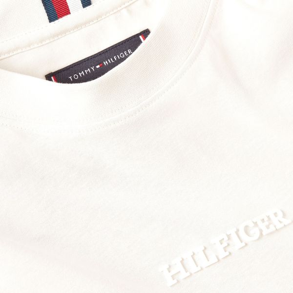 Tommy Hilfiger Monotype Logo T-shirt Off White