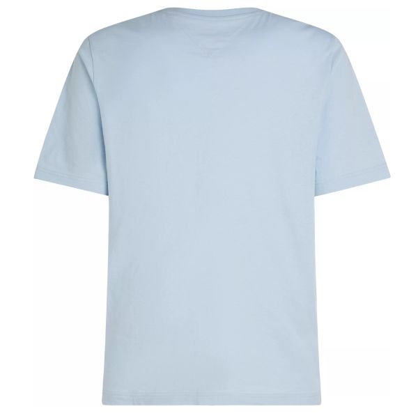 Tommy Hilfiger Monotype Printed Label T-shirt Licht Blauw
