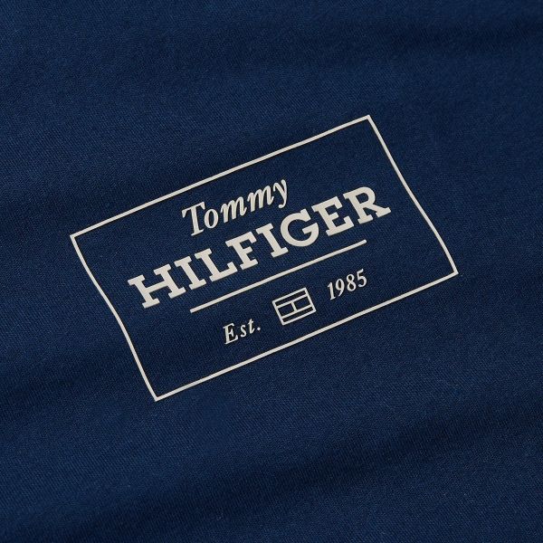 Tommy Hilfiger Monotype Printed Label T-shirt Navy