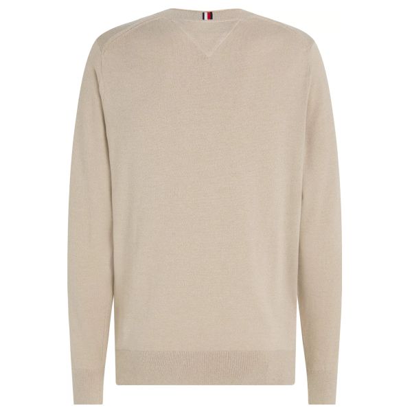 Tommy Hilfiger Mouline Organic Sweater Beige