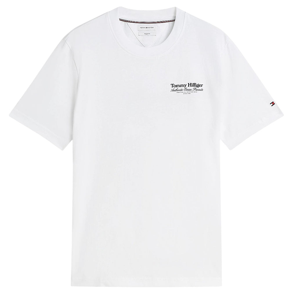 Tommy Hilfiger Nautical Back Graphic T-shirt Wit