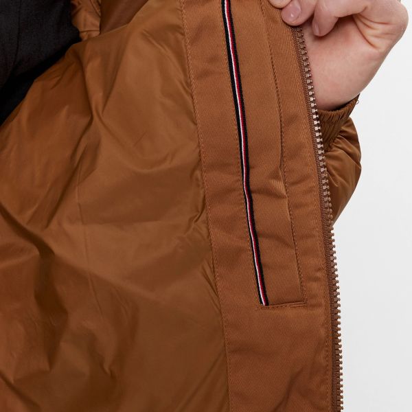 Tommy Hilfiger New York Hooded Puffer Bruin