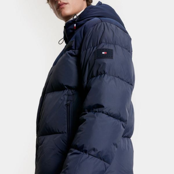 Tommy Hilfiger New York Hooded Puffer Navy