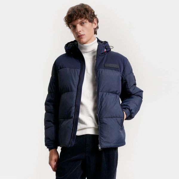 Tommy Hilfiger New York Hooded Puffer Navy