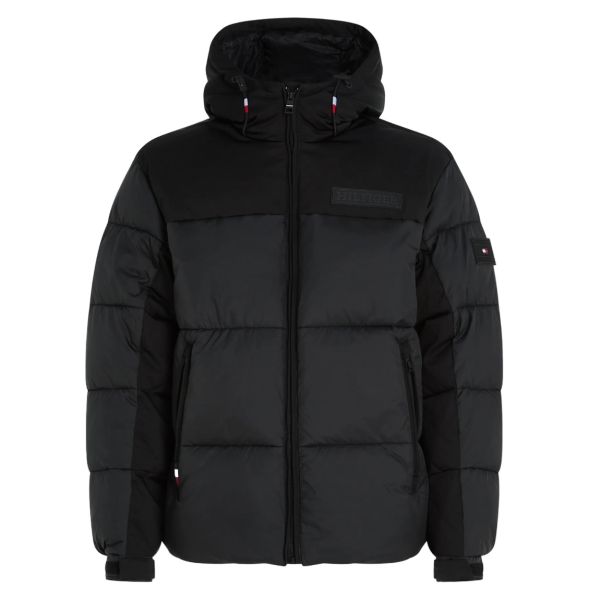 Tommy Hilfiger New York Hooded Puffer Zwart