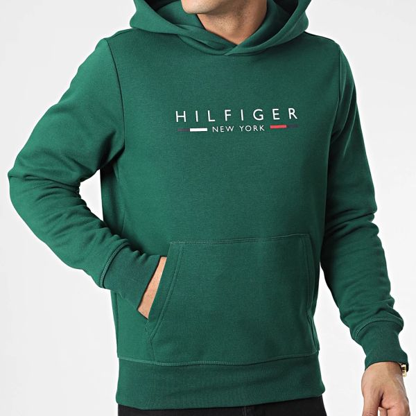 Tommy Hilfiger New York Hoodie Groen