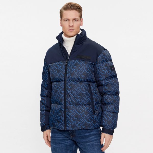 Tommy Hilfiger New York Monogram Puffer Navy