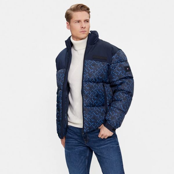 Tommy Hilfiger New York Monogram Puffer Navy