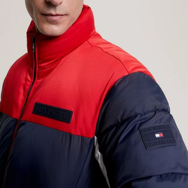Tommy Hilfiger New York Puffer Navy/Rood/Wit