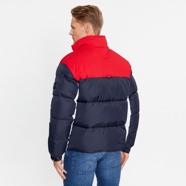 Tommy Hilfiger New York Puffer Navy/Rood/Wit