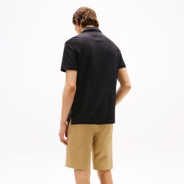 Tommy Hilfiger Open Knit Full Plack Overhemd Zwart