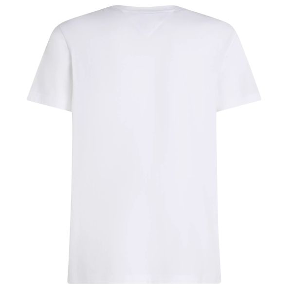 Tommy Hilfiger Outline Flag Script T-shirt Wit
