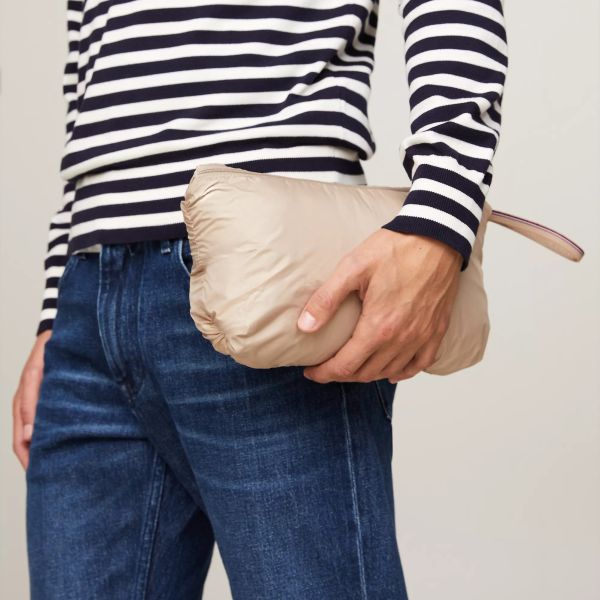 Tommy Hilfiger Packable Recycled Jas Beige