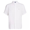 Tommy Hilfiger Pigment Dyed Linen Overhemd Wit