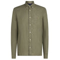 Tommy Hilfiger Pigment Dyed Solid Overhemd Donker Groen