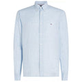 Tommy Hilfiger Pigment Dyed Solid Overhemd Licht Blauw