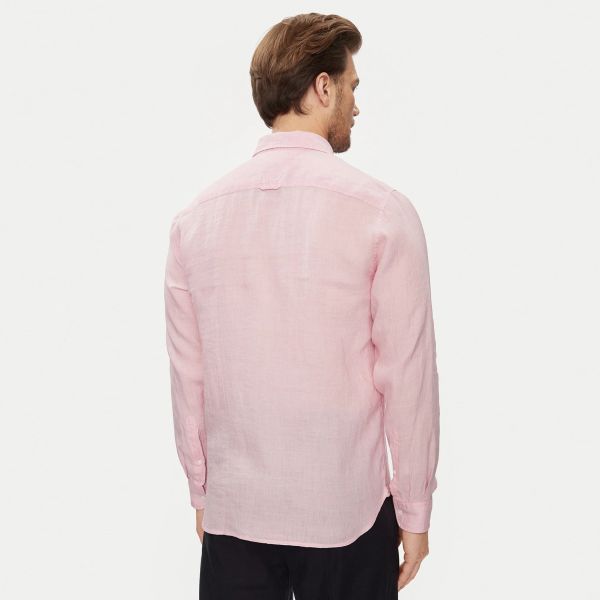 Tommy Hilfiger Pigment Dyed Solid Overhemd Roze