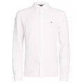 Tommy Hilfiger Pigment Dyed Solid Overhemd Wit