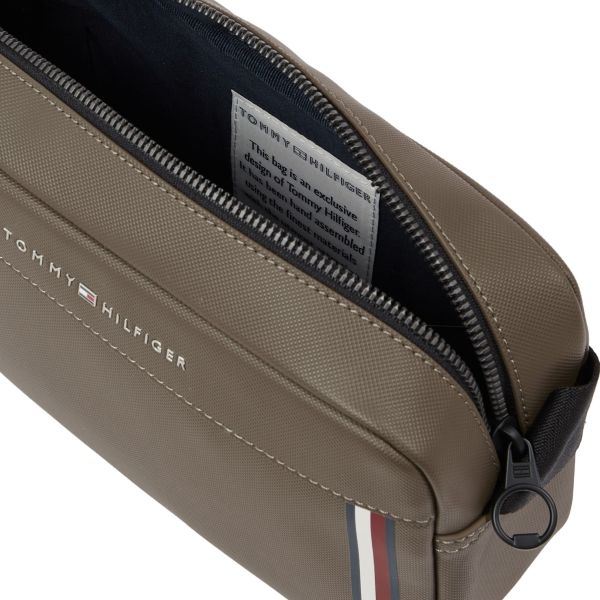 Tommy Hilfiger Pique Reporter Bag Donker Groen