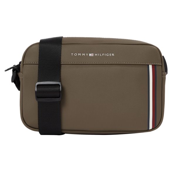 Tommy Hilfiger Pique Reporter Bag Donker Groen