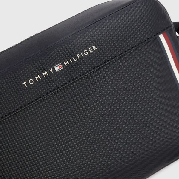 Tommy Hilfiger Pique Reporter Bag Zwart