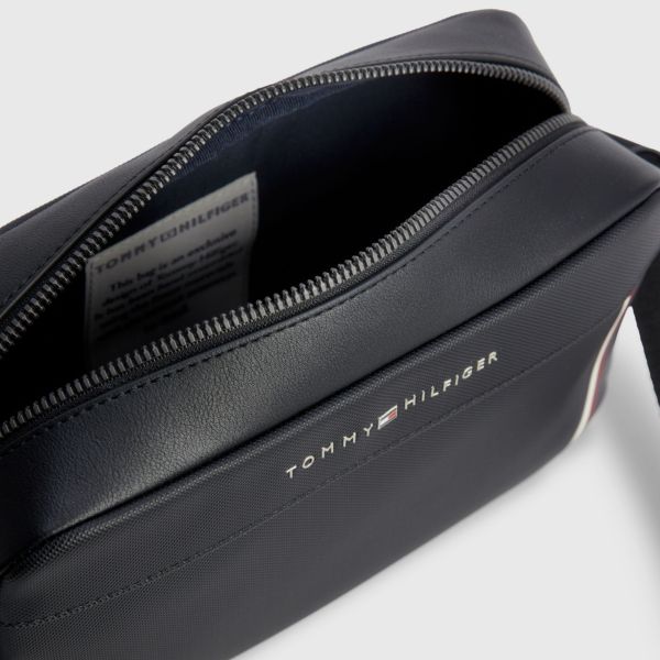 Tommy Hilfiger Pique Reporter Bag Zwart