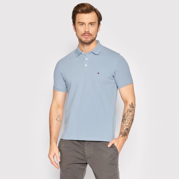 Tommy Hilfiger Polo Licht Blauw