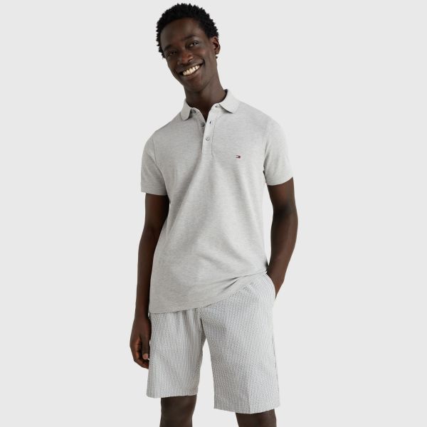 Tommy Hilfiger Polo Licht Grijs