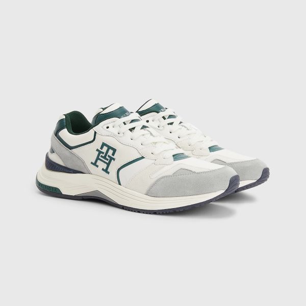 Tommy Hilfiger Monogram Sneaker Off White
