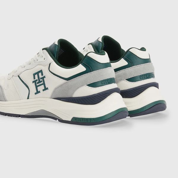 Tommy Hilfiger Monogram Sneaker Off White