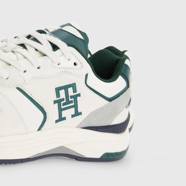 Tommy Hilfiger Monogram Sneaker Off White