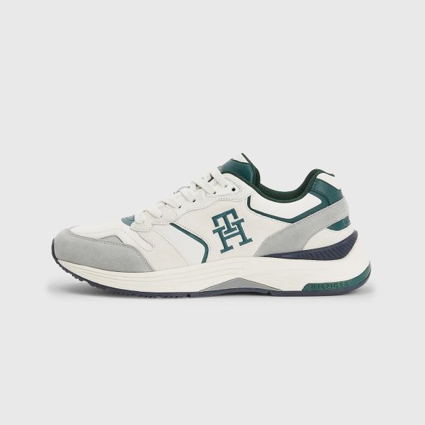 Tommy Hilfiger Monogram Sneaker Off White