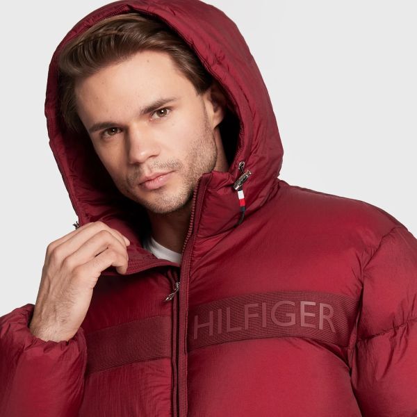 Tommy Hilfiger Puffer Bordeaux