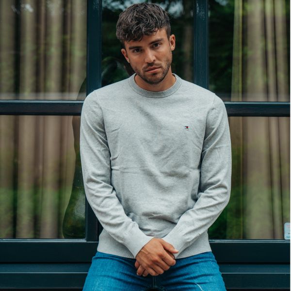 tommy hilfiger pullover grijs
