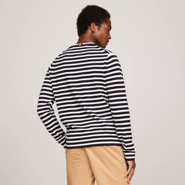 Tommy Hilfiger Pullover Striped Sweater Navy/Wit