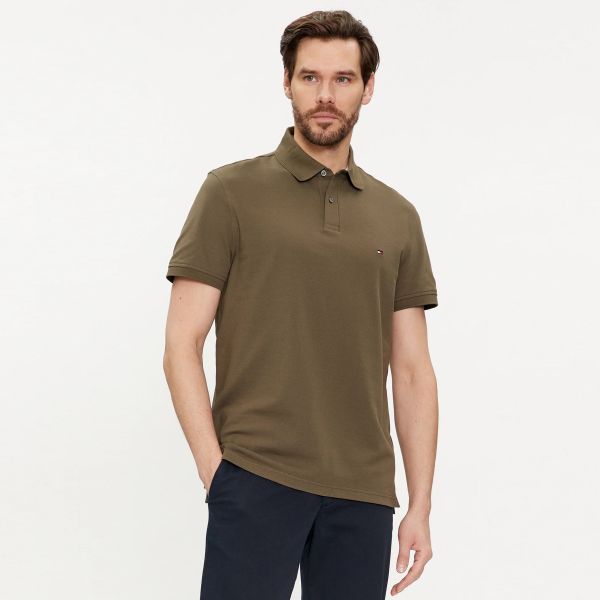 Tommy Hilfiger Regular Polo Donker Groen