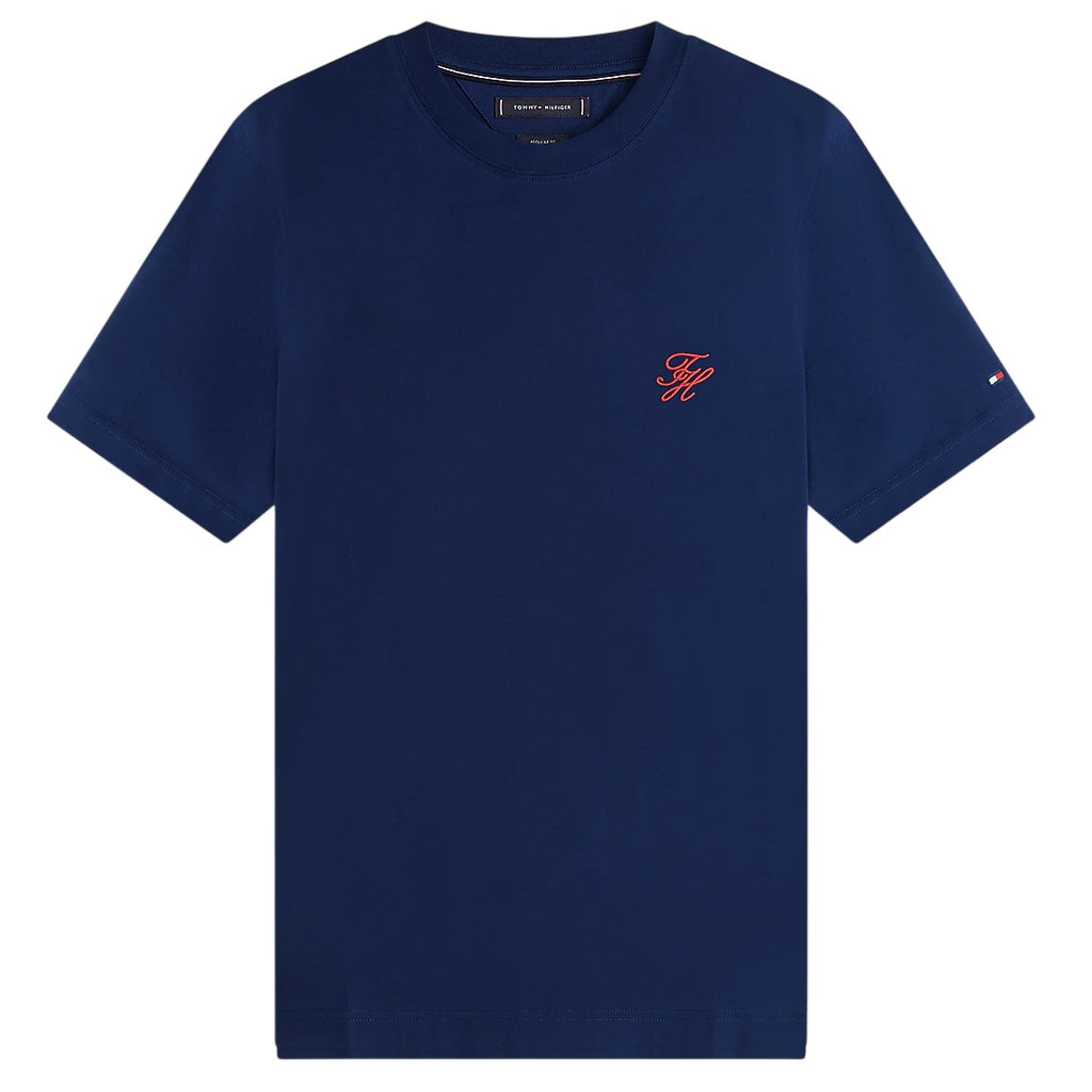 Tommy Hilfiger Script Monogram T-shirt Navy