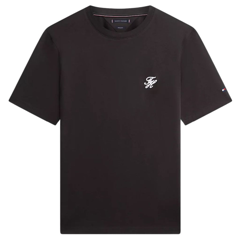 Tommy Hilfiger Script Monogram T-shirt Zwart