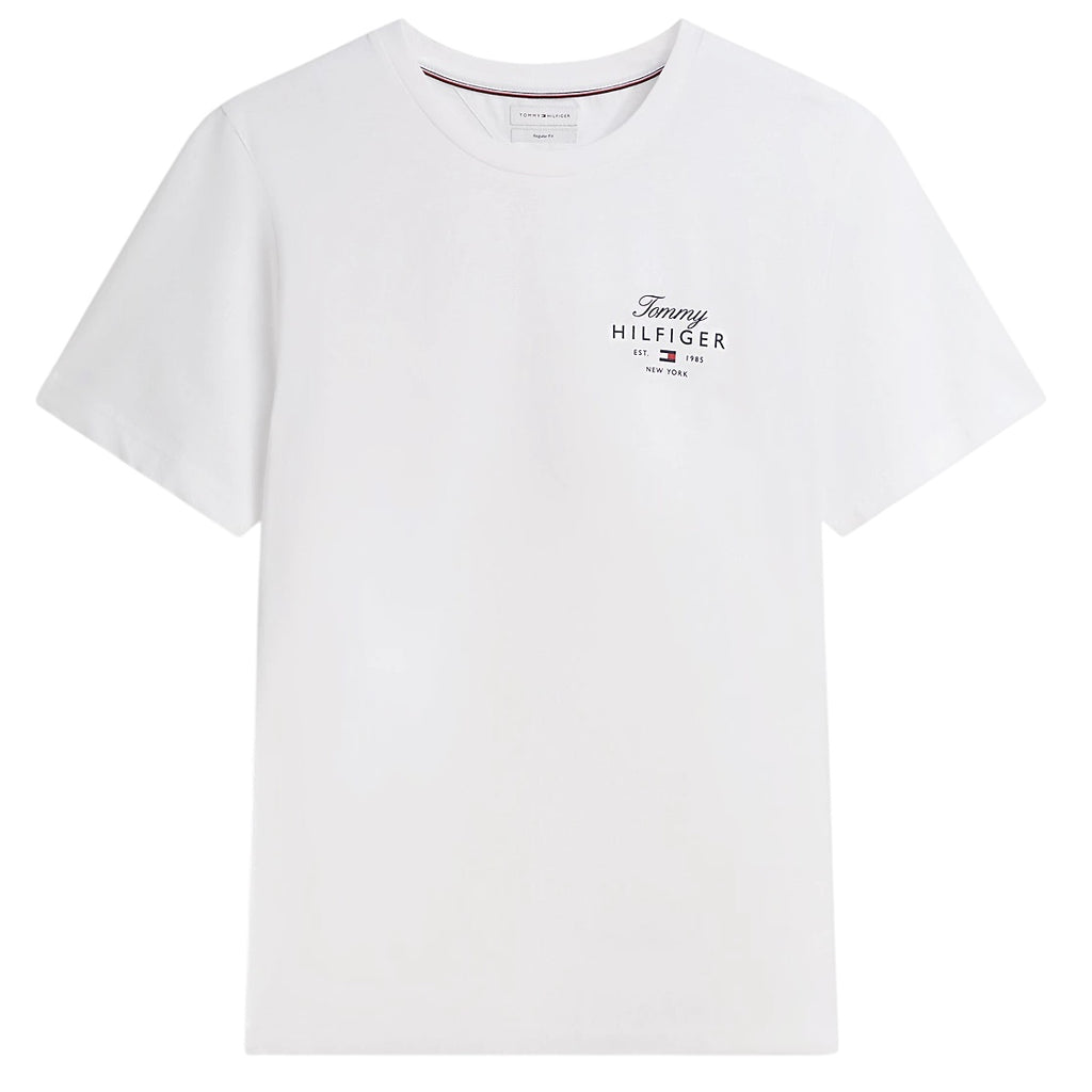 Tommy Hilfiger Script Stack T-shirt Wit