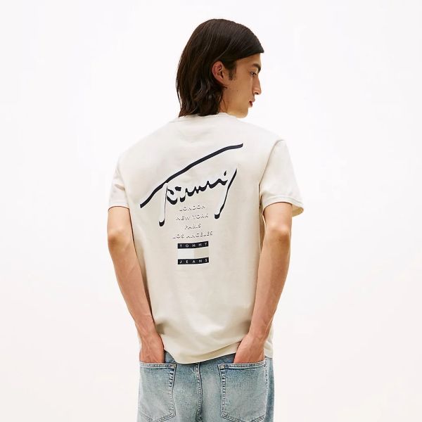Tommy Jeans Signature City T-shirt Beige