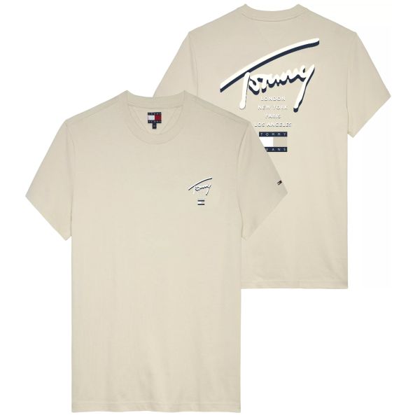 Tommy Jeans Signature City T-shirt Beige