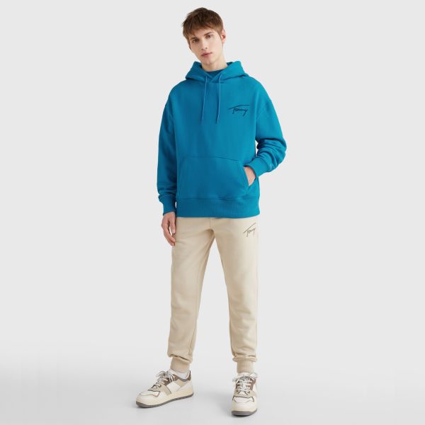 Tommy Hilfiger Signature Hoodie Blauw
